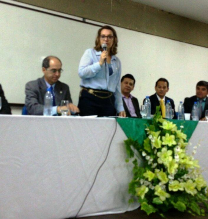 Durante pronunciamento, reitora ratificou compromisso com ISB e curso de Medicina